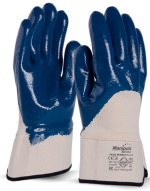 Перчатки ТЕХНИК  КЧ, (TN-02), крага, частичный облив